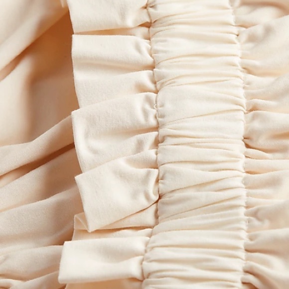 Express Ruffle Off The Shoulder Thong Bodysuit - Picture 6 of 6